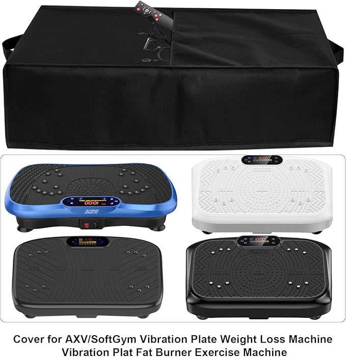 Vibration Plate Dust Cover Lid Heavy Duty Waterproof Dustproof Nylon Protective Cover Case for AXV/for SoftGym Vibration Plate Weight Loss Machine Exercise Machine /Vibration Platform Machines