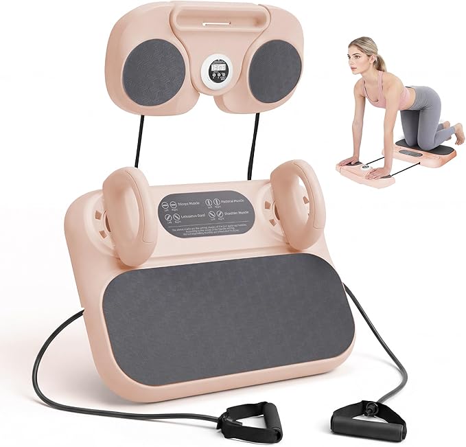 Pilates Board, 6-in-1 Pilates Reformer for Full Body & Core Workout, Portable Gym Equipment for Strength, Sculpting and Flexibility Training, Ideal for Women and Fitness Enthusiasts at Home