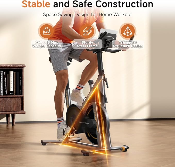 Office Exercise Bike Desk Chair,330 lbs Heavy Duty Under Desk Bike with 9-Level Height Adjustable Seat 24.4"-33.8",8-Level Resistance & Rolling Wheels,Quiet Fitness Chair for Home Office