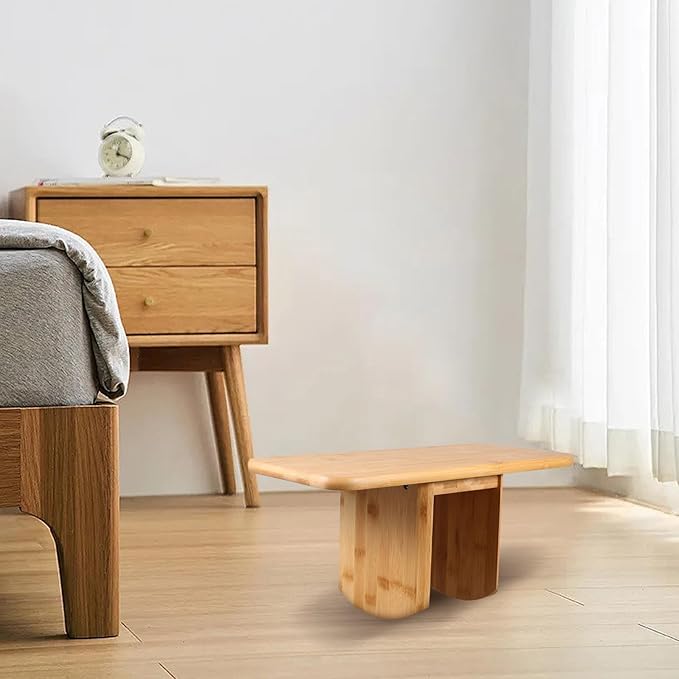 Portable Meditation Bench Stool, Compact Wooden Prayer Seat for Yoga and Office, Stable Support for Posture Improvement, Lightweight and Foldable Seating for Mindfulness Practice