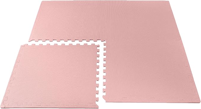 We Sell Mats 3/8" Thick Multipurpose EVA Foam Exercise Floor Mat, Interlocking Tiles, Anti-Fatigue for Home or Gym