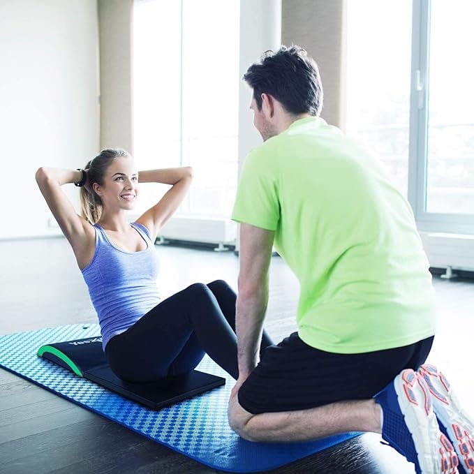 Yes4All Abdominal Exercise Pads, Foldable Ab Workout Equipment for Home Gym Core Training & Back Stretching, Sit Up Mat for Floor Exercises