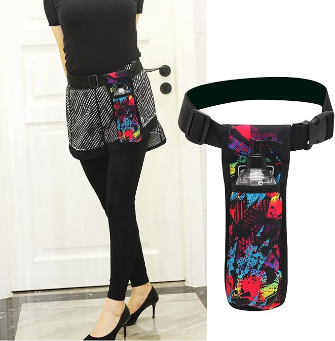 Tuhaoge Massage Oil Holster Massage Bottle Bag Lotion Holster Massage Therapist Massage Oil Holster Massage Lotion(1KD-MiCai-MH)
