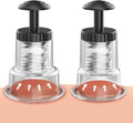 Cupping Kit for Massage Therapy, 2 Sizes Cupping Set, Unique Piston Design, Portable Massager for Studio & Home Use, Muscle Pain Relief, Myofascial Release, Cellulite Reduction (2 Pack)
