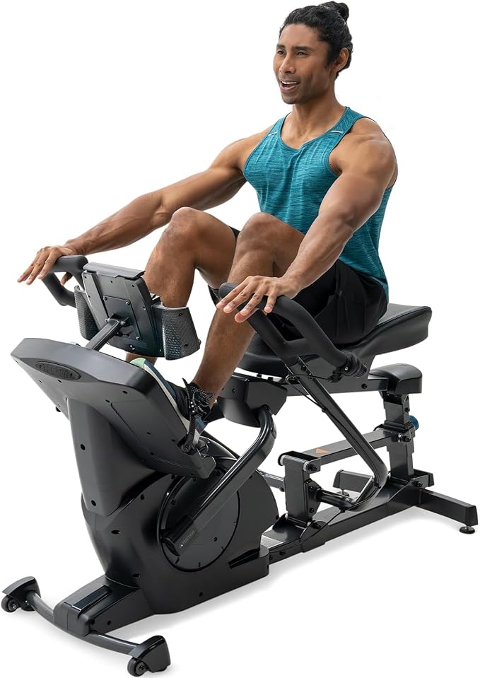 Teeter Power10 Rower with 2-Way Magnetic Resistance Elliptical Motion - Indoor Rowing Machine w/HRM Connectivity, Teeter Move App - Free Classes & Coaching