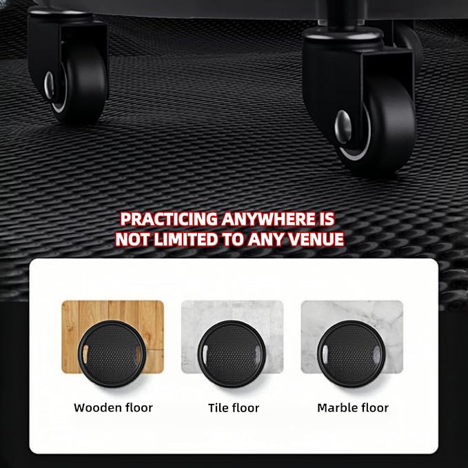 Ab Roller Wheel, Women's Multifunctional Abdominal Wheel Board with Mat,360° Rotating,for Home Gym, Full Body Fat Burning & Abdominal Training - Portable Fitness for Women