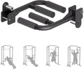 Muti-Grip Dip Bars Attachment for Power Cage with 5/8" or 1" Hole, Non-Slip Wide & Narrow Grip Dips Double Handles, 600 lbs Capacity, Squat Rack Attachment for Dips, Inverted Rows, Push-Ups