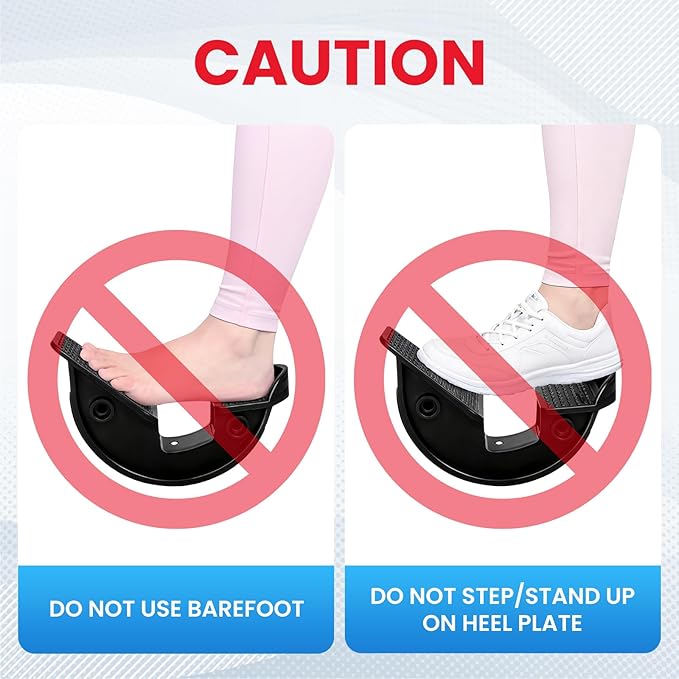 Calf Stretcher and Foot Rocker for Plantar Fasciitis - Leg Stretching Strap, Hamstring and Calf Stretcher, Suitable for Stretching Legs and Thighs