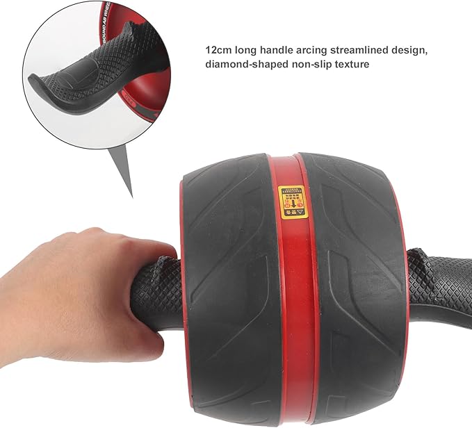 Ab Roller Wheel Automatic Return Fitness Roller for Home Gym Men Women Abdominal Trainer Wheel Core Workout Exercise Equipment
