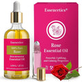 Rose Essential Oil 4 Oz - 100% Natural - Infused with Olive & Sunflower Oils - Organic Rose Oil for Skin, Soap Making, Candle Making, Diffuser, & Aromatherapy