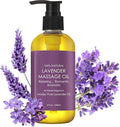Lavender Massage Oil for Women,Massage Therapy Oil for Soreness & Stiffness,Relaxing Natural Oil for All Skin Types（8oz）