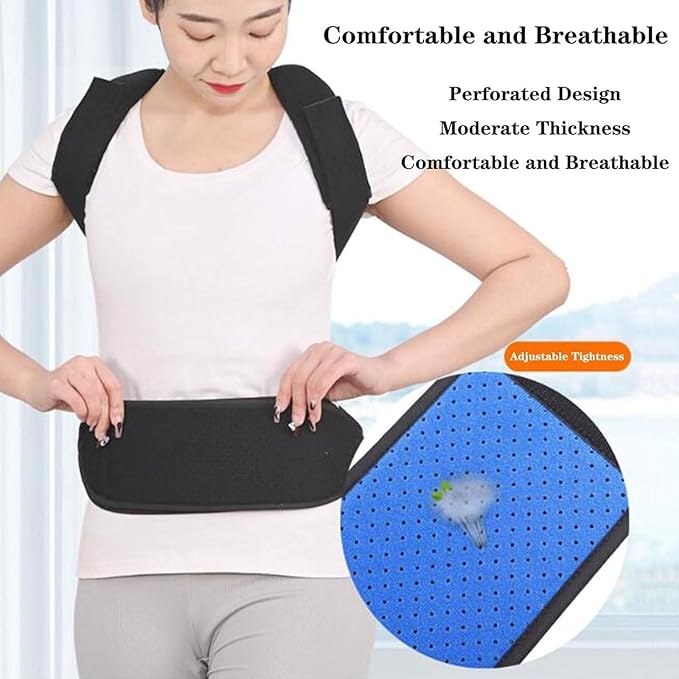 Back Posture Corrector, Spine Fixation Brace, Adjustable Spine Support Stabilizer for Hunchback Kyphosis Vertebral Compression(Small)
