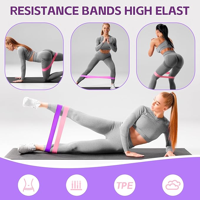 12 Pcs Pilates Equipment kit for Home Workouts, Women's Pilates Essentials Set, Pilates Ring and 2 Ball Accessories Ket, with 5 Resistance Loop, Grip Socks, Resistance Bands, Sculpt Band & Storage Bag