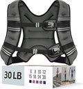 Weighted Vest for Women & Men with Reflective Stripe and Adjustable Buckle, Comfortable & Durable Rucking Vest for Walking, Running & Strength Training