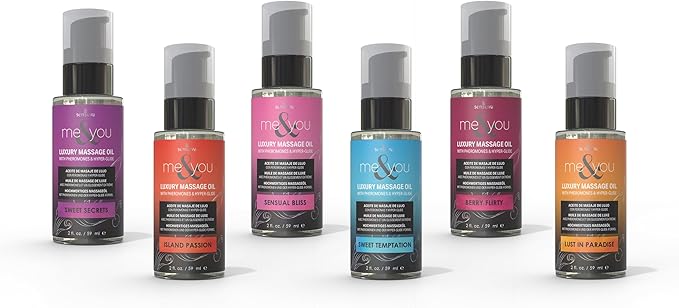 Me & You Massage Oil | 2 fl.oz. (59ml) Bottle (Pomegranate, Fig, Coconut & Plumeria) Sweet Secrets