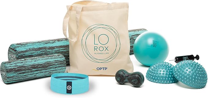 OPTP Lo Rox Self-Care Products: Build Strength and Resilience, Perform Balance and Alignment Exercises, Roll Away Stress and More with The Lo Rox Kit, Complete Set and Travel Set