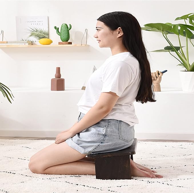 Fixed Leg Meditation Bench Yoga Bench Ergonomically,for Yoga Seat Esoteric Gifts