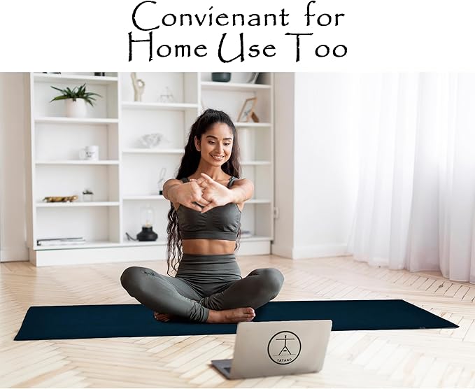 Tatago Yoga Mat Towel Non Slip for Hot Yoga. Our Hot Yoga Towel is Thicker, More Absorbent, and a Perfect Hot Pilates Mat Towel. 400GSM Microfiber Quick-Dry!