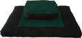 D&D Futon Furniture Zabuton Zafu Set, Yoga, Meditation Seat Cushions, Kneeling, Sitting, Supporting Exercise Pratice Zabuton & Zafu Cushions. (Hunter)