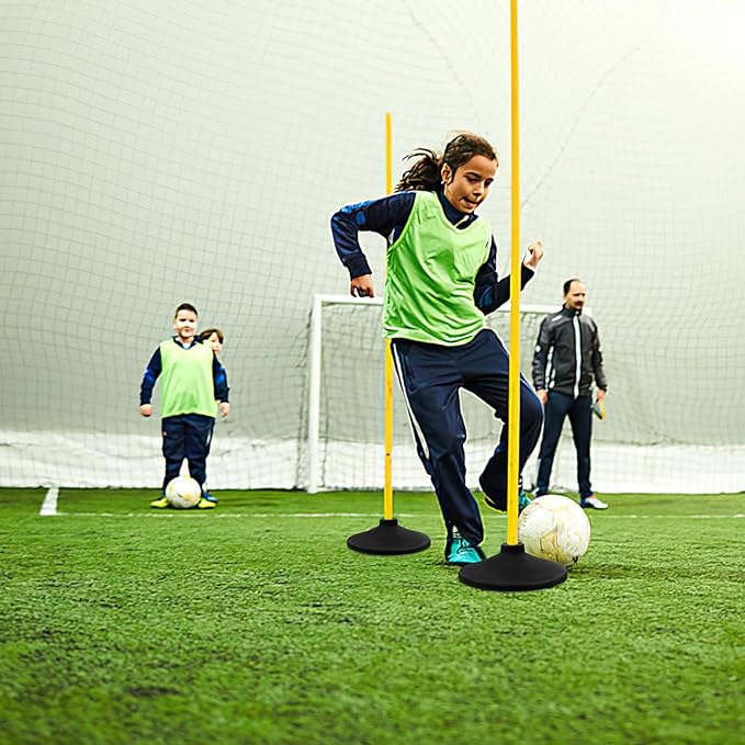 Agility Pole Rubber Base for Soccer and Basketball Training - 1Kg Heavy Duty Stability Base for Enhanced Agility Training Equipment