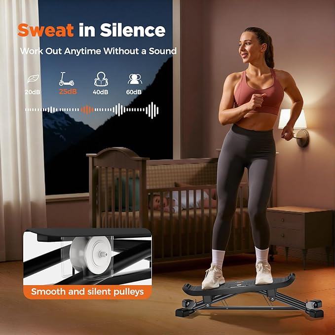 Balance Board for Full Body Workout, Wobble Board with LCD Monitor & Resistance Bands, 300 lbs Capacity Portable Rocker Board for Home Gym, Cardio, Core & Leg Training