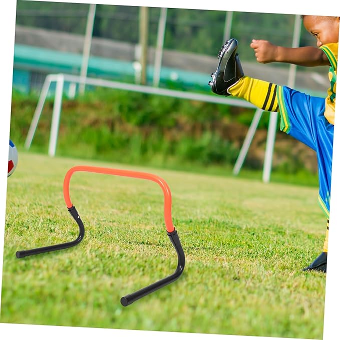 Mikinona Adjustable Height Plastic Speeds Hurdles for Football Training Agility Training Equipment with Stable Base for Soccer and Basketball Drills