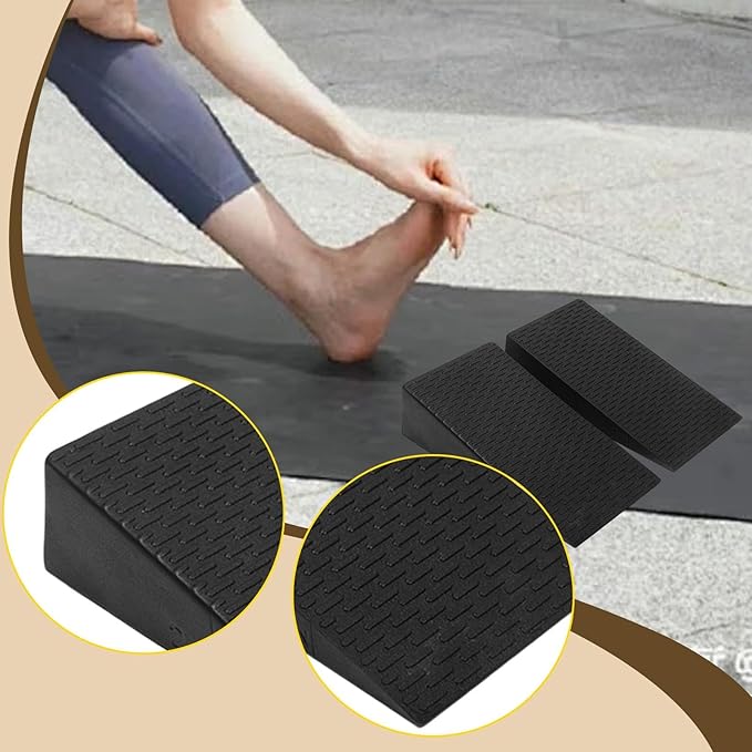EVA Foam Yoga Wedge Block Anti Slip Exercise Bodybuilding Calf Raises Tight Calves Sports Squat Slant Board Calf Stretcher