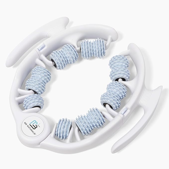 Anti Cellulite Roller & Lymphatic Drainage Massager | Fascia Blaster for Contoured & Smoother Skin | Tool for Sore Arms, Legs, Stomach & Buttocks by M3 – Multicolor