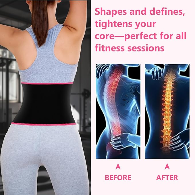 MORECOO Waist Trainer for Women/Men, Sculpt Touch Sweat Band for Stomach, Waist Trimmer for Women Workouts &Speed Belly Sweat