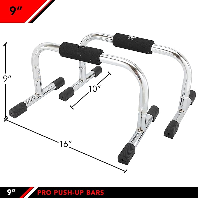JFIT Tall Push Up Bar Stand