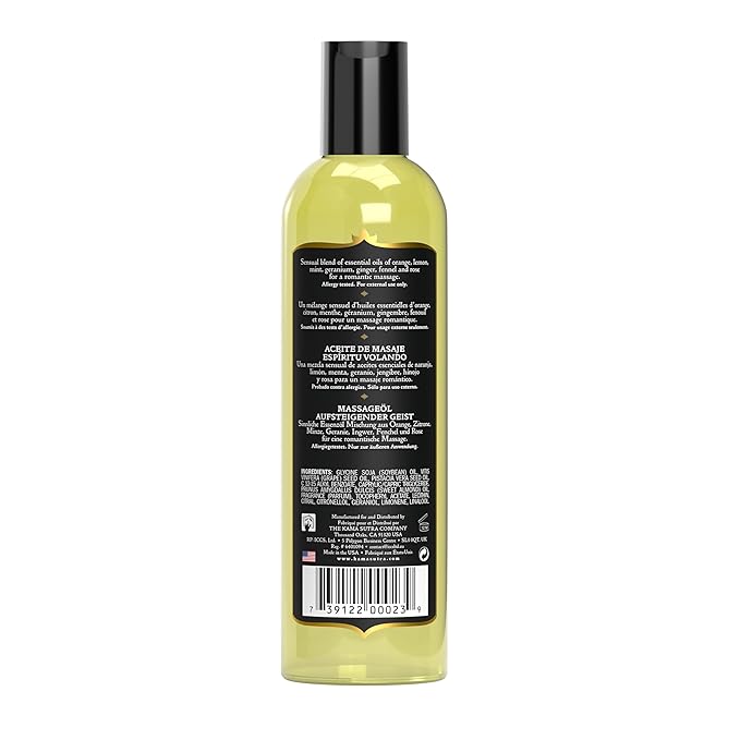 Kama Sutra Aromatic Massage Oil, Scent - Soaring Spirit(8 fl. oz)