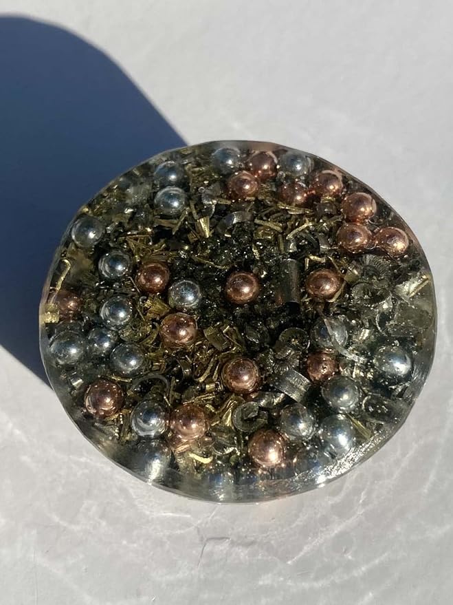 Tiger's Eye Orgone Generator Energy Accumulator 528Hz/7.83Hz/Advance Harmonics Many Beautiful Ingredients and Colors! (Tiger's Eye)