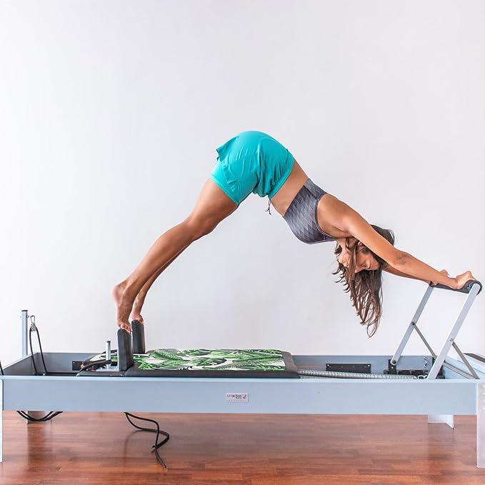 Pilates Reformer Machine Mat, Non Slip Pilates Reformer Cover Lightweight Foldable Washable Pilates Reformer Mat for Gym Fitness
