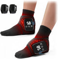Foot Renew Triple Method Massager, 3 in 1 Cordless & Portable Foot and Ankle Massager with 3 Vibration Modes & 3 Heat Levels, for Heel, Arch, and Ankle Comfort & Relief for Home/Office/Travel (2PCS)