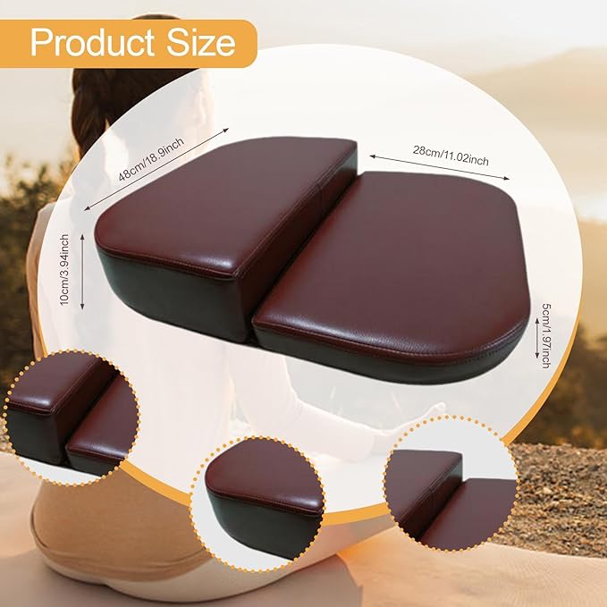 Folding Meditation Bench Kneeling Stool Non Slip Accessories Versatile Prayer Bench Prayer Kneeler for Office Living Room