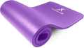 ProsourceFit Extra Thick Yoga and Pilates Mat ½” (13mm) or 1" (25mm), 71-inch Long High Density Exercise Mat with Comfort Foam and Carrying Strap