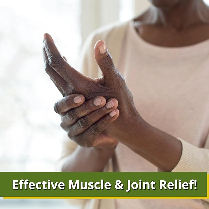 Relief Plus Arnica Muscle Oil – All Natural Highly Concentrated Roll On - Cypress, Eucalyptus & Helichrysum Essential Oils & Menthol for Sore Muscles, Aching Joints by Brookethorne Naturals