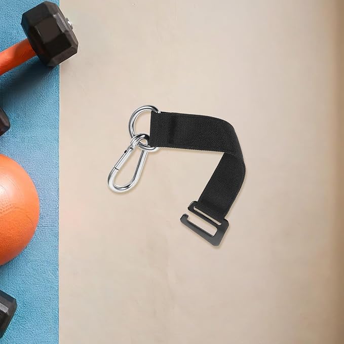 VANZACK Pull-up Hooks and Hanging Straps for Fitness Equipment, Heavy Bag and Hammock Rope Strap Attachment, Sturdy Black Steel Safety Hooks for Gym and Outdoor Strength Training