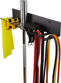 Multi-Purpose Heavy Duty Gym Storage Rack - 11 Hooks for Resistance Bands, Straps, Jump Ropes, Foam Rollers, Weight Belts, Tools (L-23")