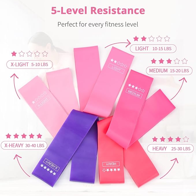 Pilates Essentials Kit for Women, Home Workout Pilates Kit with Ring, Mini Ball, Resistance Bands, Yoga Strap & More | Beginner Pilates Starter Kit for Toning, Strength & Flexibility
