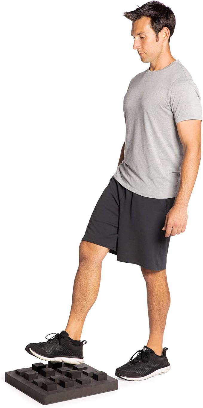 OPTP CobbleFoam Uneven-Surface Balance Trainer - Versatile Balance Board Training System Developed by a Physical Therapist for Injury, Surgery, Rehabilitation, and Sports Training