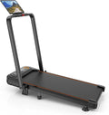 Foldable Treadmill with 12% Incline, 6 in 1 Folding Treadmill with Handle Bar for Home/Office,Under Desk Treadmills Portable Walking Pad with App, Upgrade 3.5HP Low Noise,Remote Control & LED Display,