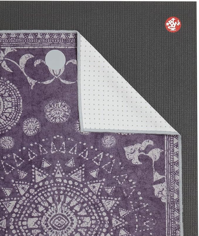 Yogitoes Yoga Hand Towel - Quick Drying Microfiber, Lightweight, Easy for Travel, Use in Hot Yoga, Vinyasa and Power, 16 Inch (40cm)