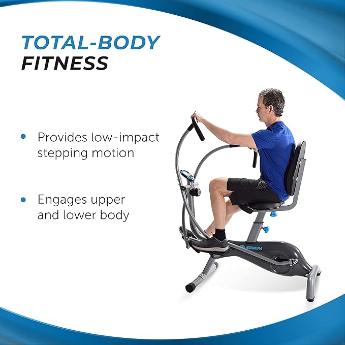 Stamina Products Folding Stepper with Monitor