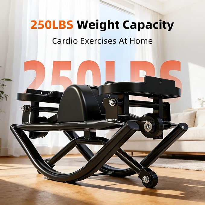 Rock Fitness Stepper, Portable Step Rocker Side to Side at Home, Aerobic Workout Machine Fitness Equipment Suitable for Apartment and Dormitory