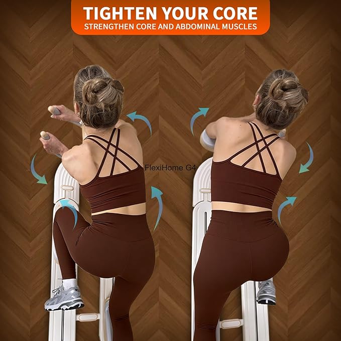 Spine Twist & Stretch Trainer, As Seen on TikTok Low-Impact Home Gym Equipment for Waist Toning, Leg Stretching & Core Activation, US Local Ship
