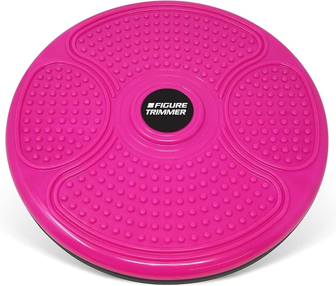 Daiwa Felicity Figure Trimmer Ab Twister Board - Waist Twister Machine for Core & Abs Exercise - Waist Twisting Fitness Tool, Dizzy Disc Twist Board for Slimming Workout & Reflexology