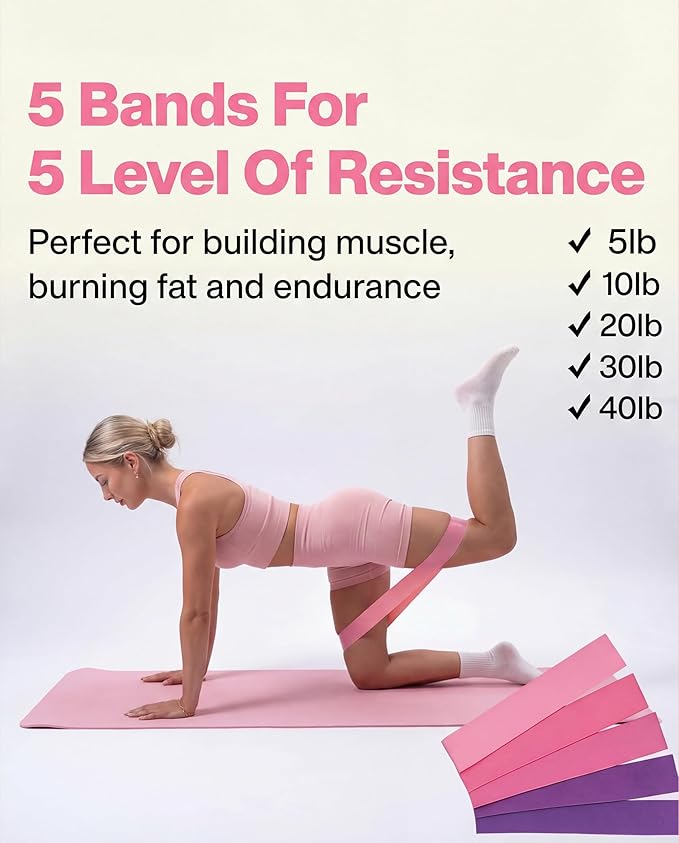 Pilates Equipment Kit for Home Workout, Pilates Kit, Pilates Ring Set, Pilates Ball, Adjustable Ankle And Wrist Weights, Resistance Bands, Grip Socks, Instruction Guides, Women Essentials Starter Set