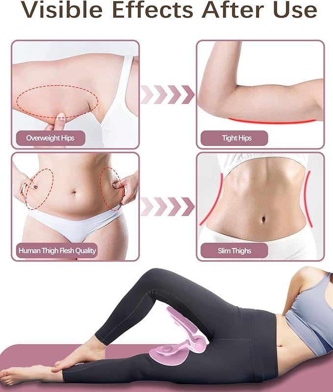 Thigh Exerciser Kegel Exerciser, Pelvic Floor Trainer, Kegel Trainer for Postpartum Rehabilitation, Trimmer Inner Thigh, Thigh Toner Workout,