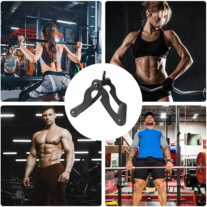 Barbell Handle Attachment, Adjustable Barbell Squat Multi-Grip Handle, Workout Equipment Attachment for Men Women Adults Strength Training Exercises Home Gym Apartment Players Athletes